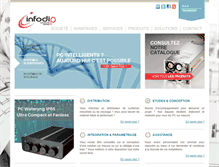 Tablet Screenshot of infodip-systemes.com